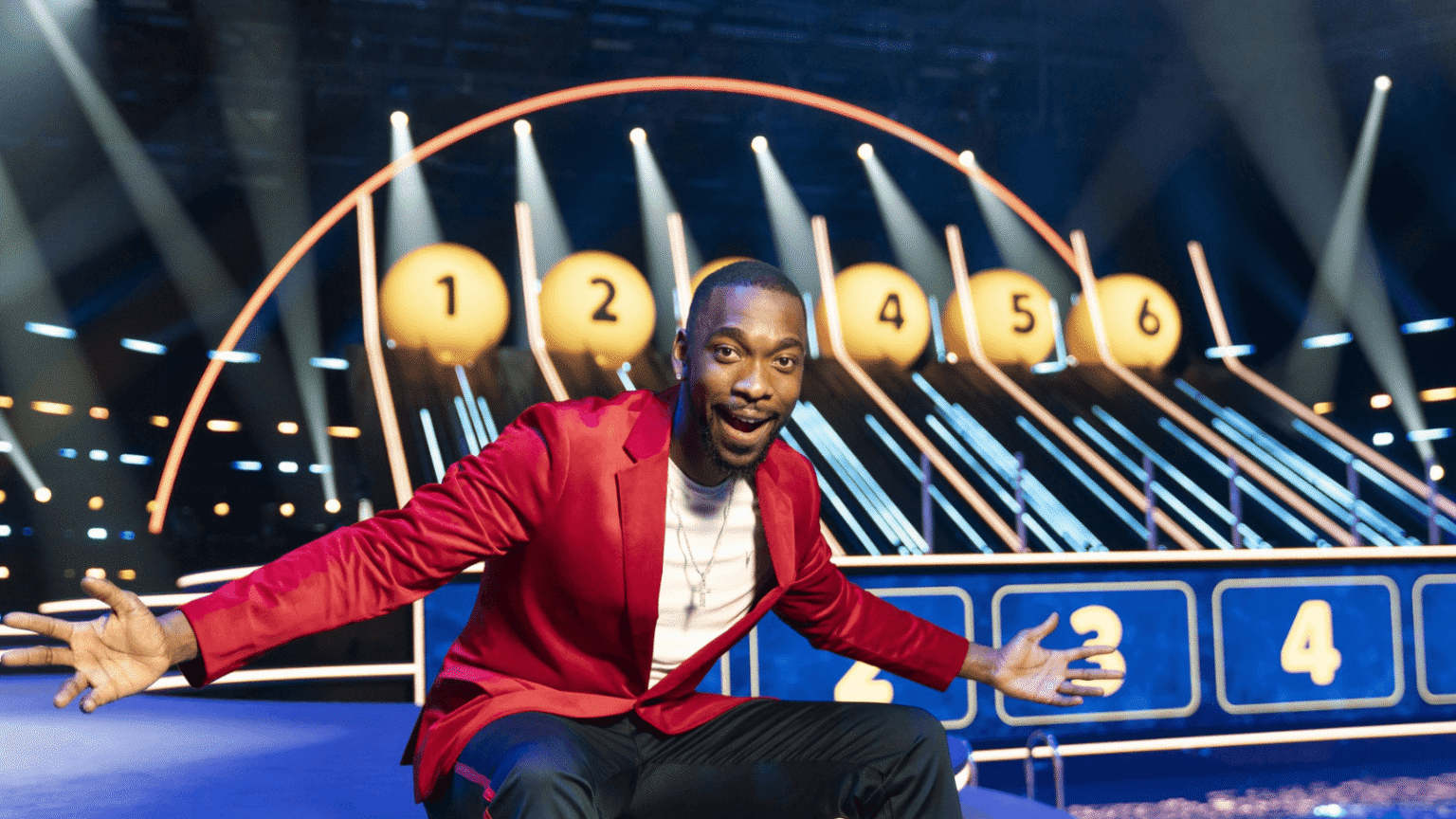 Quiz with Balls combines high-stakes trivia with physical comedy, as contestants answer challenging questions to avoid a splashy elimination.