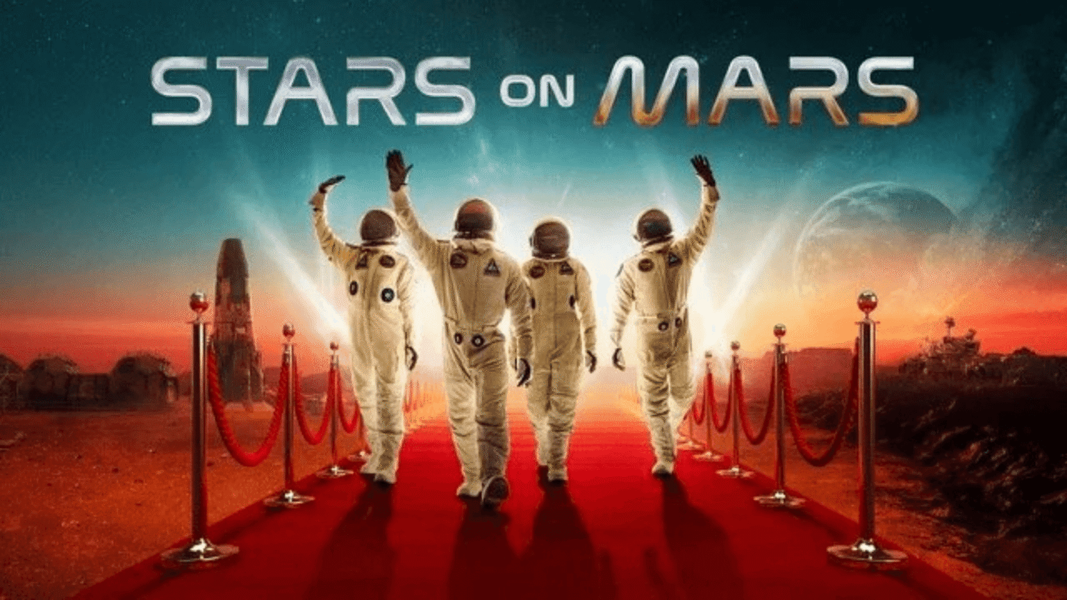 Astronauts walking on red carpet - Stars on Mars on FOX by Eureka