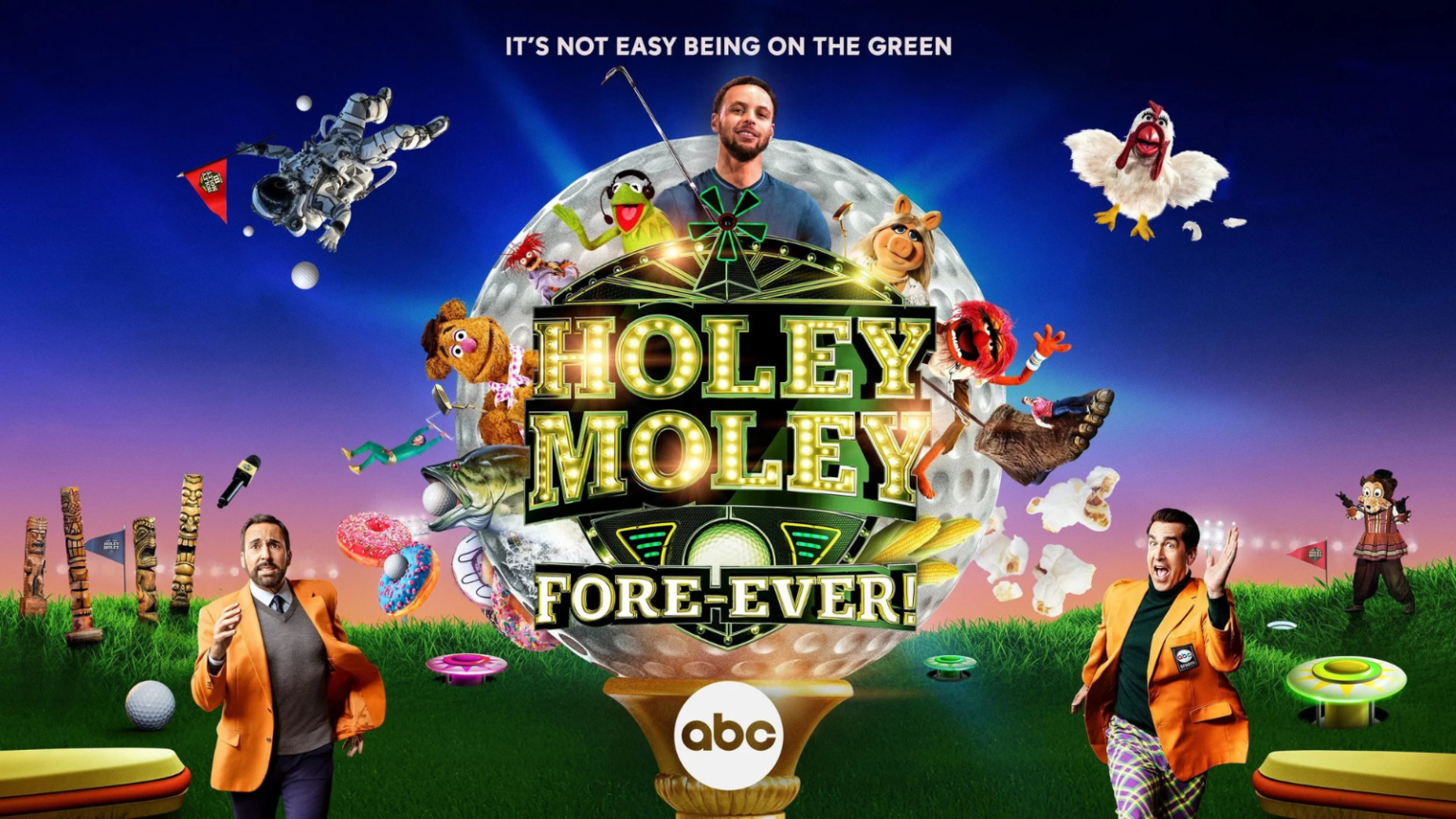 Contestants face off in head-to-head matchups on an epic miniature golf obstacle course, blending athleticism and humor in a high-stakes competition.