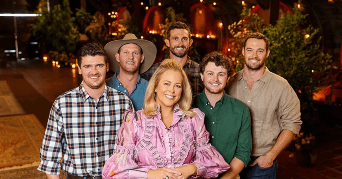 Farmer Wants a Wife 2024 returns on Seven, with Samantha Armytage hosting and Natalie Gruzlewski co-hosting as a new group of farmers search for love on the land. This season’s line-up includes Bert (QLD), Joe (NSW), Dustin (NSW), Dean (QLD) and Tom (VIC), each welcoming potential partners to their farms in hopes of finding “the one.”